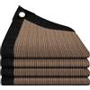 kogxscej Rete ombreggiante con occhielli, 80% Shading Rate resistente ai raggi UV, traspirante, leggera e durevole, per serra, giardino, fienile, esterno.
