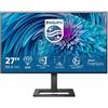 PHILIPS MONITOR 27" LED IPS QHD 16:9 1MS 75HZ, 350 CDM, DP/HDMI, REG ALTEZZA, MULTIMEDIALE - 275E2FAE