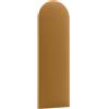 murando - Testiera Letto Imbottita - Staccionata Velluto - 80x20 cm 1 Pezzo - Pannelli Decorativi per Pareti - Cuscini Testata Letto - Pannelli Imbottiti per Camera da Letto - Design Elegante - Giallo