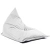 Avalon - Puff Poltrona Sacco da Esterno e Interno Gigante Shongo Deluxe Sfoderabile, Pouf Sacco Sartoriale, Bean Bag per Sedersi Impermeabile, Perfetto da Giardino, Made IT(140x175cm-Bianco)