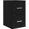 vidaXL Armadio Bagno In-between Rovere Nero 30 x 35 x 50 cm, Mobile da bagno elegante, arredamento moderno, salvaspazio efficiente, organizer in legno contemporaneo