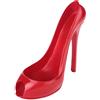 Changor Portabottiglie per Vino con Scarpe con Tacco Alto Portabottiglie per Vino Ecologico Resistente all'usura Adorabile Decorazione Unica per l'ufficio Famiglia (Bianco)