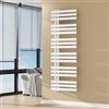 [neu.haus] Scalda Asciugamani da Parete Radiatore Scaldasalviette per Bagno Termoarredo ad Acqua Calda 140 x 50 cm - Bianco