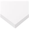POKAR Piano da Tavolo 100x60 cm | Piano per Scrivania Spessore 25 mm | Perfetto per Scrivania Regolabile in Altezza e Tavolo da Pranzo | Resistente e Stabile | Prodotto in Europa | Bianco