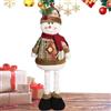 Generico Decorazioni Natalizie con Pupazzo di Neve, Decorazioni di Babbo Natale | Decorazione Pupazzo di Neve Pupazzo di Natalizio in Piedi con Gambe allungabili | Figura in Piedi del di, dec