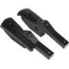 RXJMKCZ Compatibile for Vespa GTS GTV 300 250 GT 125 200 Pedane Passeggero Posteriori Estensioni Pedane Estese(Black - A)
