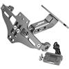 HUIWOR Staffa per Targa Moto Portatarga Per BMW S1000RR S 1000 RR S1000 RR 2010-2023 Supporto Per Portatarga Posteriore Kit Di Eliminazione Parafango(Grey)