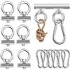 CVOZO Set di 6 fermaporta in acciaio inox, per tenda da campeggio, per roulotte, camper, campervan, barche (6 pezzi)