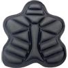 Generico Cuscino Sella Moto Antiscivolo, Materassino In Schiuma Traspirante Con Clip Di Fissaggio, Per Guida Comoda E Sicura, 28,5x28 Cm (anteriore) E 22,5x21 Cm (posteriore)