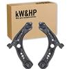 kW&HP KIT COPPIA BRACCI BRACCETTI OSCILLANTI ANTERIORI DX/SX COMPATIBILE CON AUDI A3 ANNO 2017