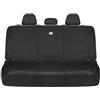 Cat® Flexfit™ - Coprisedile per auto, camion, SUV, protezione posteriore con cerniera divisa, in tela resistente, rivestimento interno in nero