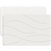 Feilifan Stone - Tappetino da bagno ad asciugatura rapida, 60 x 38 cm, colore: Bianco