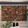 Wecon Home Jungle Mat - Elegante zerbino in cocco di WECONhome per ogni ingresso (60 x 90 cm, rosso-marrone)