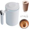 Generico Tazza Mescolatrice Elettrica,Miscelatore Magnetico Automatico 400ml | Tazza Elettrica con Display LCD Temperatura | per Bevande da Viaggio Casa