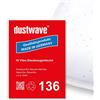 WOWGADGET Dustwave® 10 Sacchetti per aspirapolvere in microfibra per Gisowatt Aquamatic Valy Elle - altamente efficienti con chiusura igienica - Made in Germany