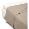 TESSITURA ZAMBAITI SUGAR LENZUOLO SOPRA 1PZ TINTA UNITA BEIGE