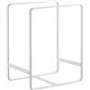 YAMAZAKI 2268 TOWER Dish Organiser, white, Steel/Silicone, 11.5 x 16 x 20 cm