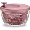 Guzzini - Spin&Store, Centrifuga Insalata con Coperchio - Made in Italy - Malva - 26 cm - 170900272