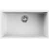 Elleci Lavello Elleci Incasso 1 vasca 74,8 x 44,8 Zen - F 130 Keratek White LKZ13096F01