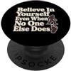 Forest Cryptid Humor Sasquatch Credenza in se stessi Umorismo criptidico PopSockets PopGrip Adesivo