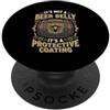 Belly Protector Brewing Co. Amante della birra non una birra pancia papà scherzi PopSockets PopGrip Adesivo