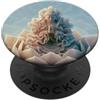 Buddha Designs by Kajiro Buddha astratto fiore di loto - buddismo spirituale buddista PopSockets PopGrip Adesivo