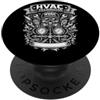 Trade Legends Collective Tecnico HVAC Riscaldamento Raffreddamento Refrigerazione Design PopSockets PopGrip Adesivo