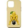 Lemon Workout Fruit Fitness Custodia per iPhone 12 mini Forte Limone Fitness Bodybuilding Kettlebell Design