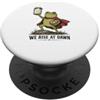 Vintage Sourdough Bread Makers Graphics We Rise At Dawn Cottagecore Frog - Paniere a lievitazione naturale PopSockets PopGrip Adesivo