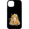Honeycomb Bloom Designs Custodia per iPhone 15 Plus Acquerello Beehive Api Miele Drip Disegno Floreale
