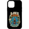 Jimbeels Custodia per iPhone 12 mini Lake Loop Reset Kayak Rotta Lago