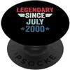 Legend Since Birthday Legendary Since July 2000 PopSockets PopGrip Adesivo