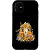 Honeycomb Bloom Designs Custodia per iPhone 11 Acquerello Beehive Api Miele Drip Disegno Floreale