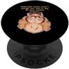 Funny Cat Meme Middle Finger Sarcastic C Divertente gatto arrabbiato dito medio - Umorismo sarcastico amante dei gatti PopSockets PopGrip Adesivo