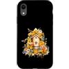 Honeycomb Bloom Designs Custodia per iPhone XR Acquerello Beehive Api Miele Drip Disegno Floreale