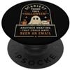 The Coffee & Ghost Club La cosa più spaventosa di questo incontro e-mail umoristico in ufficio di Halloween PopSockets PopGrip Adesivo