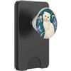 Belle Epoque Animals Gatto pieghevole scozzese bianco Art Nouveau PopSockets PopWallet per MagSafe