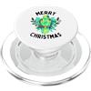 Parrot and Pet Bird Owners Buon Natale tropicale Amazon pappagallo acquerello PopSockets PopGrip per MagSafe