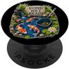 Jimbeels POND NET READY Koi Retino Laghetto PopSockets PopGrip Adesivo