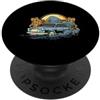 Classic Car Apparel & Clothing US Cars - Auto d'epoca PopSockets PopGrip Adesivo