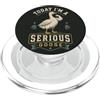 Serious Goose Lifts Divertente gioco di parole per sollevamento pesi e bodybuilding PopSockets PopGrip per MagSafe