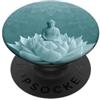 Buddha Designs by Kajiro Buddha astratto fiore di loto - buddismo spirituale buddista PopSockets PopGrip Adesivo