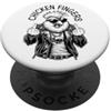 Grandio Design Introverted Intellectual Dita Di Pollo Divertente Adulto Dito Medio Gallo Rude PopSockets PopGrip Adesivo