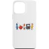 Back To School Students Custodia per iPhone 13 Pro Max Divertente Insegnante Vita