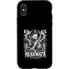Occult Yokai Cat Nekomata Twin Tail Custodia per iPhone X/XS Nekomata - Yokai, gatto demone occulto