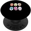 Mexican Wrestling Cinco De Mayo - Dresse Lucha Libre Maschere di Wrestling Messicano Cinco De Mayo Wrestler PopSockets PopGrip Adesivo
