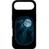 Regali divertenti e carini per gli amant Custodia per iPhone Air Three Cats Howling At The Moon 3 Cat Moon