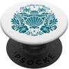 Life is Calling and I Must Go by NLTS La vita chiama e devo andare a Coastal Beach Seashell PopSockets PopGrip Adesivo