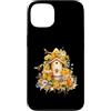 Honeycomb Bloom Designs Custodia per iPhone 13 Acquerello Beehive Api Miele Drip Disegno Floreale