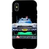 Ghostbusters Custodia per iPhone X/XS Ghostbusters Logo Ecto 1 Classico del film New York NYC anni '80 1984